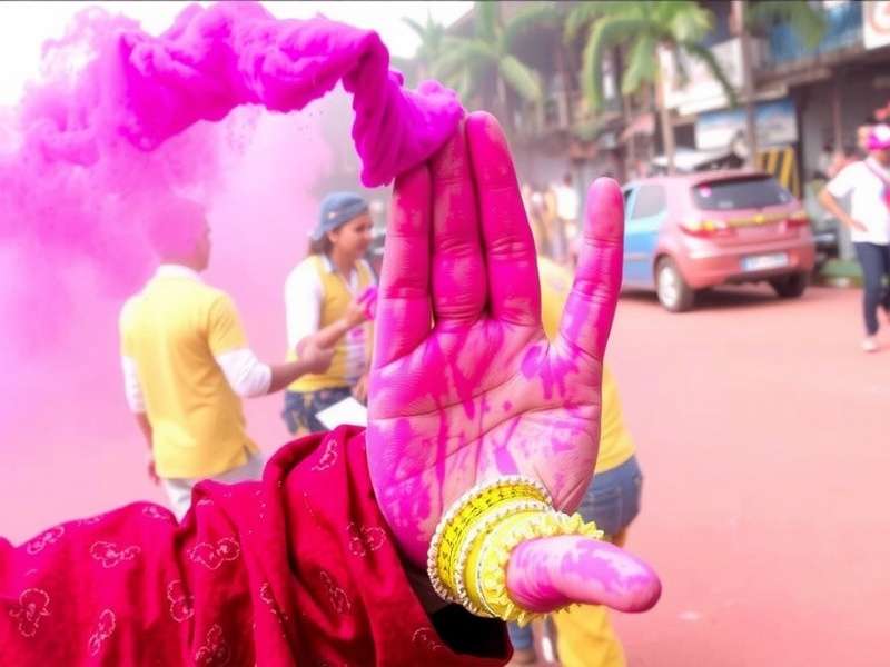 Regional Variations in Holi Festival Racer